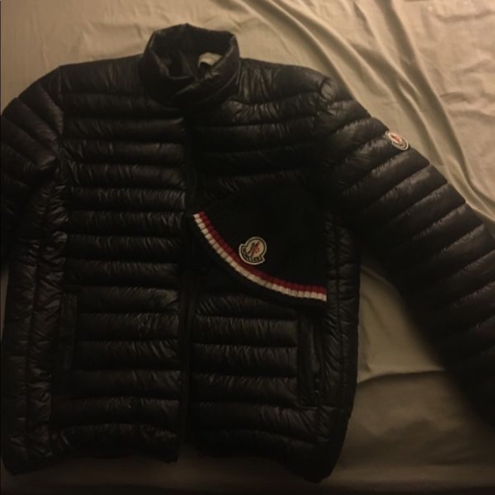 Moncler coat w/hat